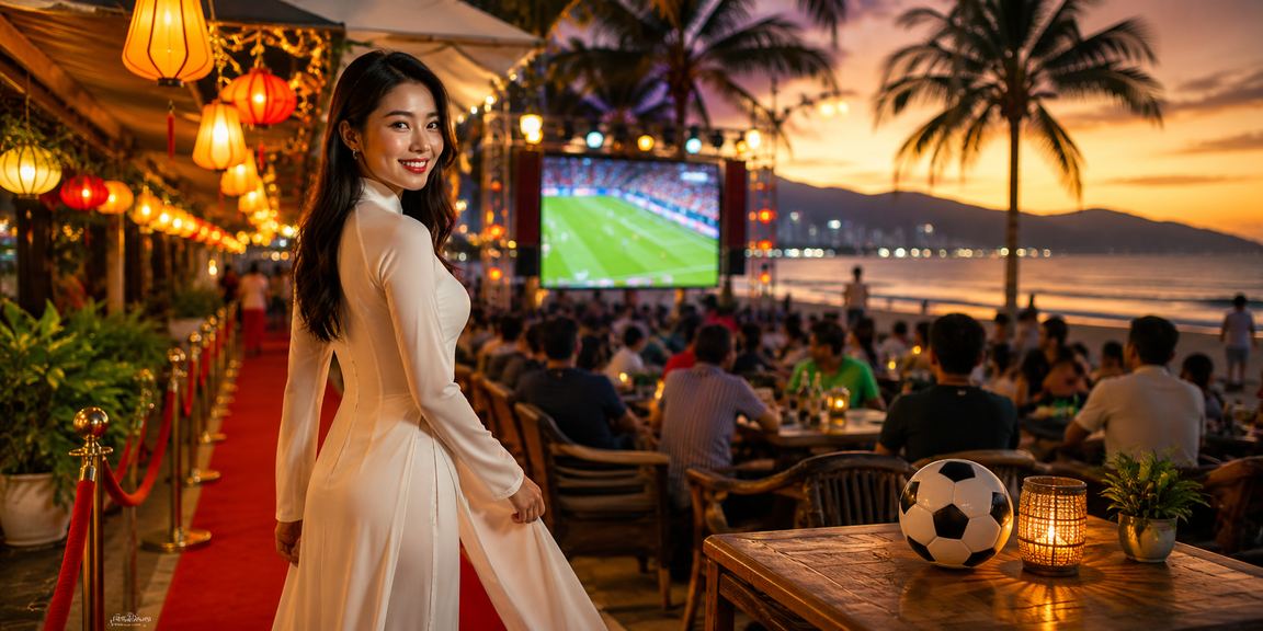 Người dùng thư giãn tại Đà Nẵng, theo dõi kèo bóng đá và sử dụng nền tảng cá cược trực tuyến