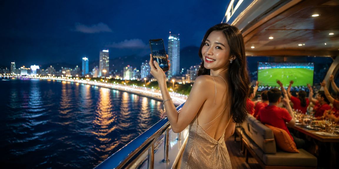 Người dùng tại Nha Trang thưởng thức lễ hội và trải nghiệm casino mobile trên điện thoại