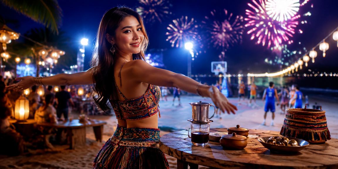 Người chơi thư giãn tại Sa Pa, thưởng thức cà phê và theo dõi cá cược bóng rổ một cách lành mạnh