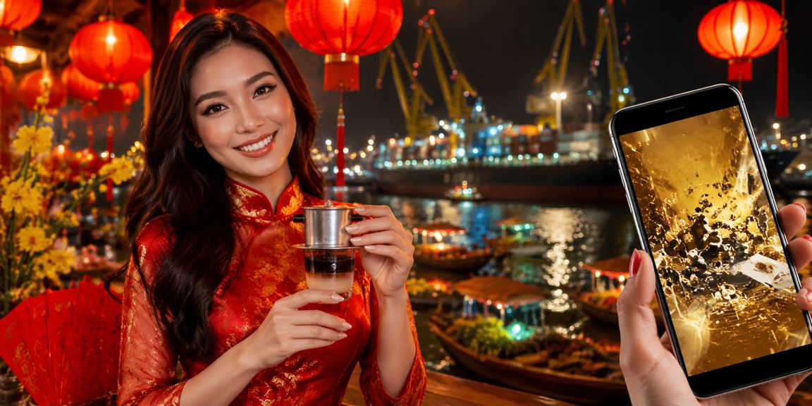Không khí đặt cược sôi động tại sảnh trực tuyến Việt Nam với màn hình hiển thị kèo